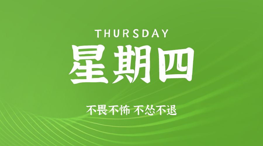 06日05日，星期四，在这里每天60秒读懂世界！