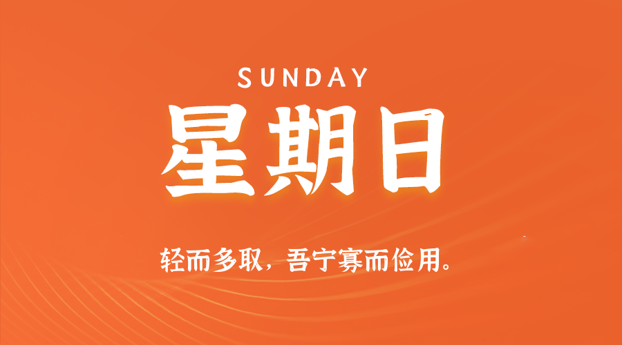 06日29日，星期日，在这里每天60秒读懂世界！