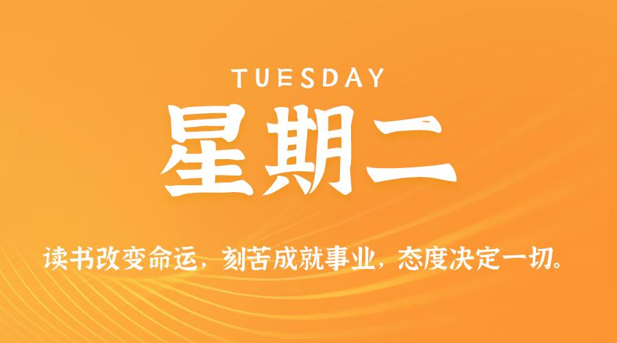 07日15日，星期二，在这里每天60秒读懂世界！