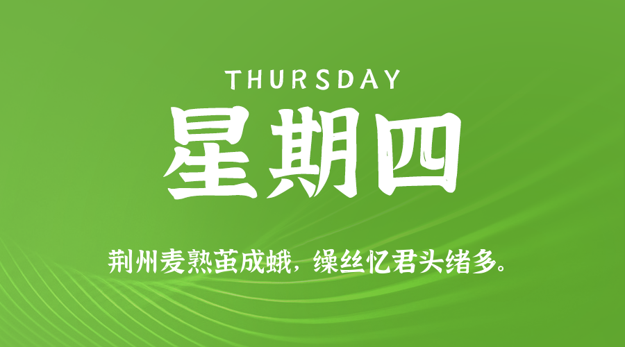 07日17日，星期四，在这里每天60秒读懂世界！