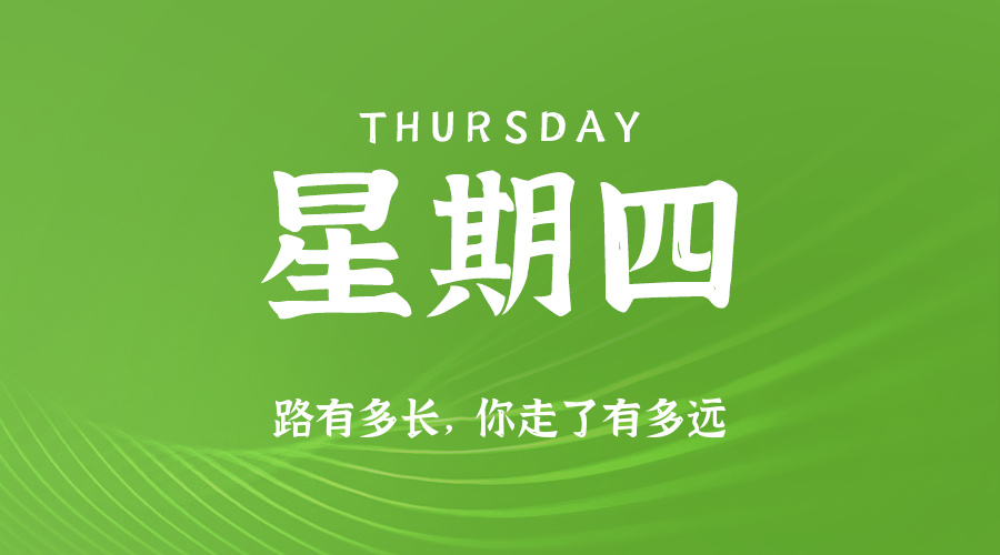 09日18日，星期四，在这里每天60秒读懂世界！
