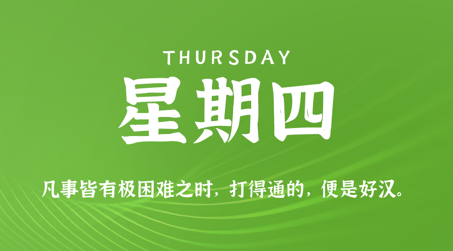 11日13日，星期四，在这里每天60秒读懂世界！