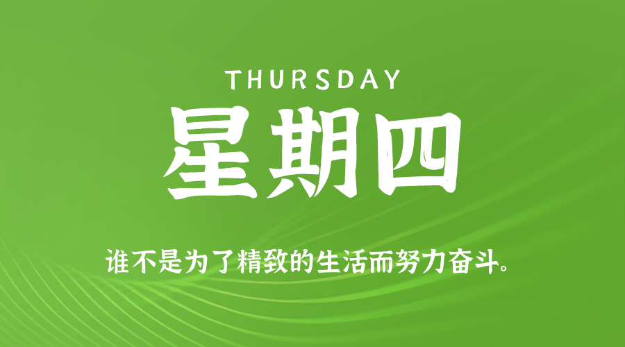 07日09日，星期四，在这里每天60秒读懂世界！